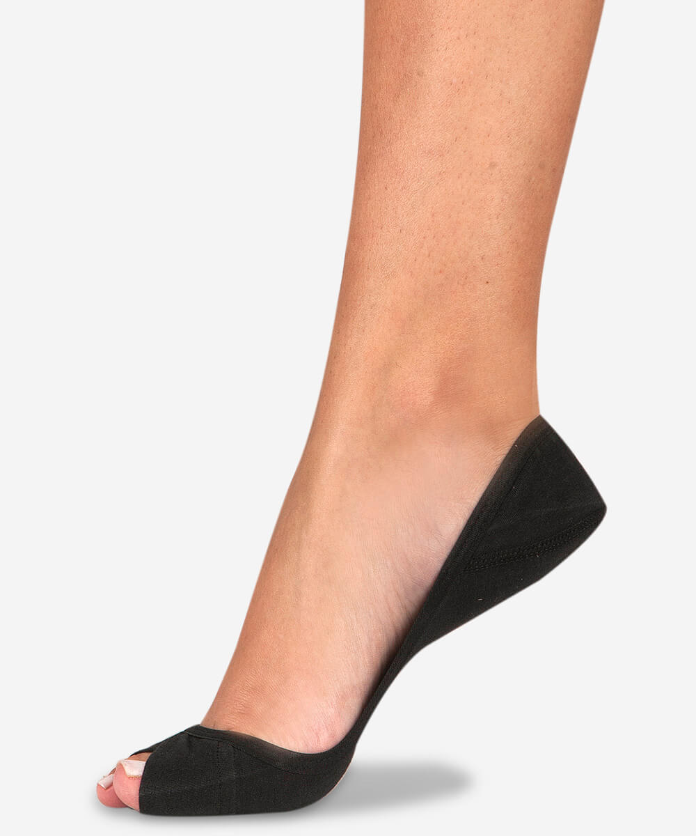 Meia Peep Toe - Preto - Imagem 2