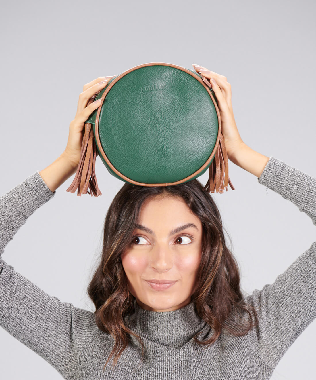 Bolsa Redonda Trança - Verde - Renner