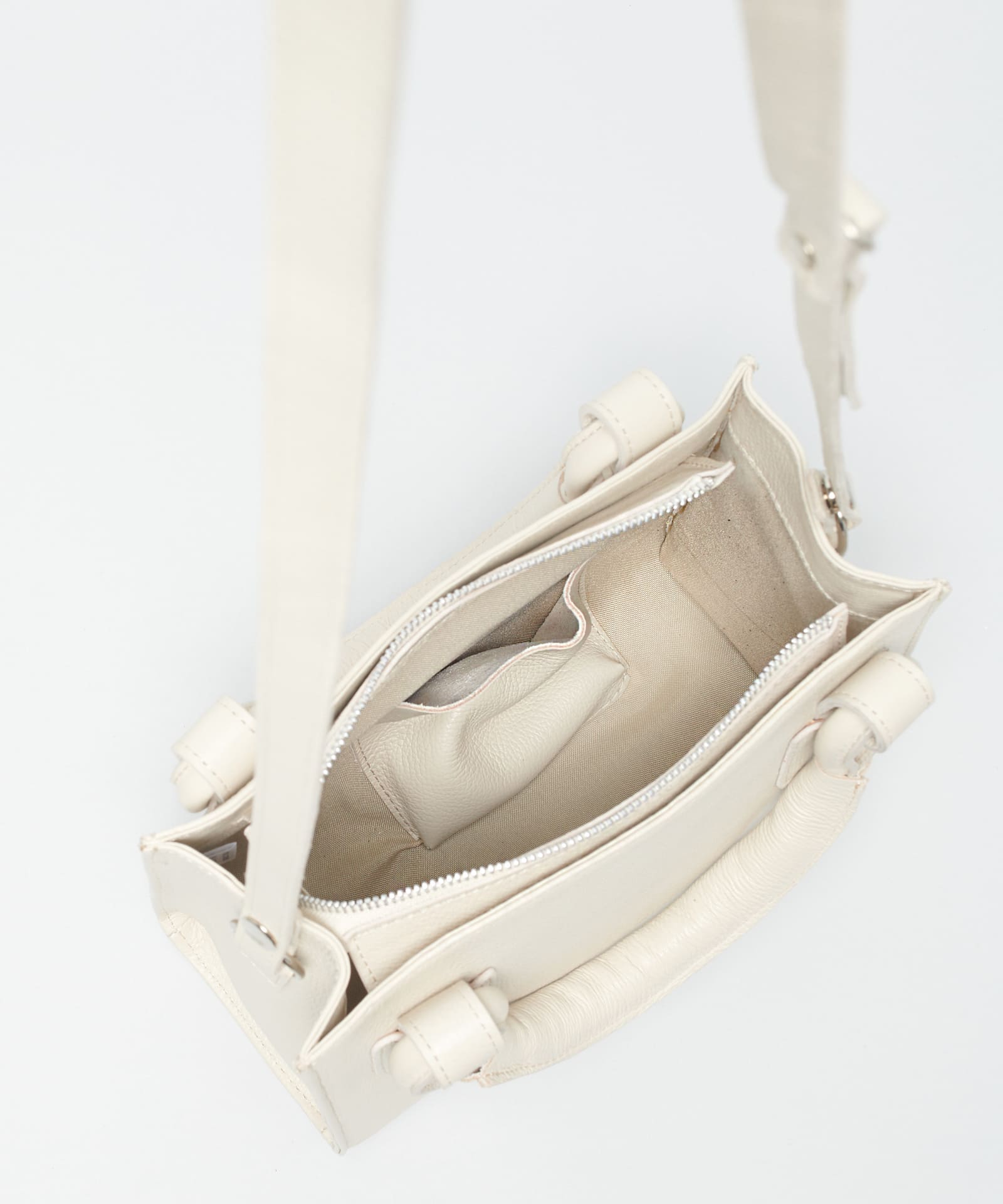 off white clear bolsa
