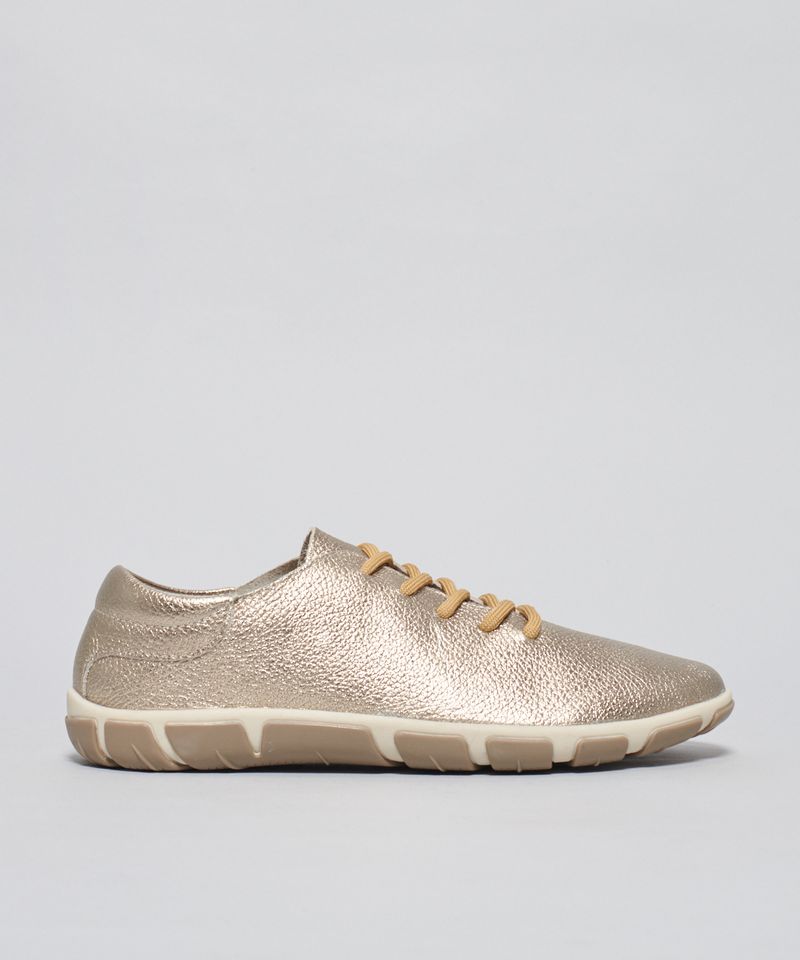 Tenis Frances Liso - Metalizado 34 - metalizado