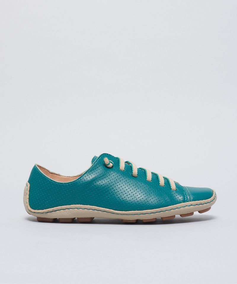 Tenis Perfuros Bicolor - Verde Floresta 34 - verde floresta
