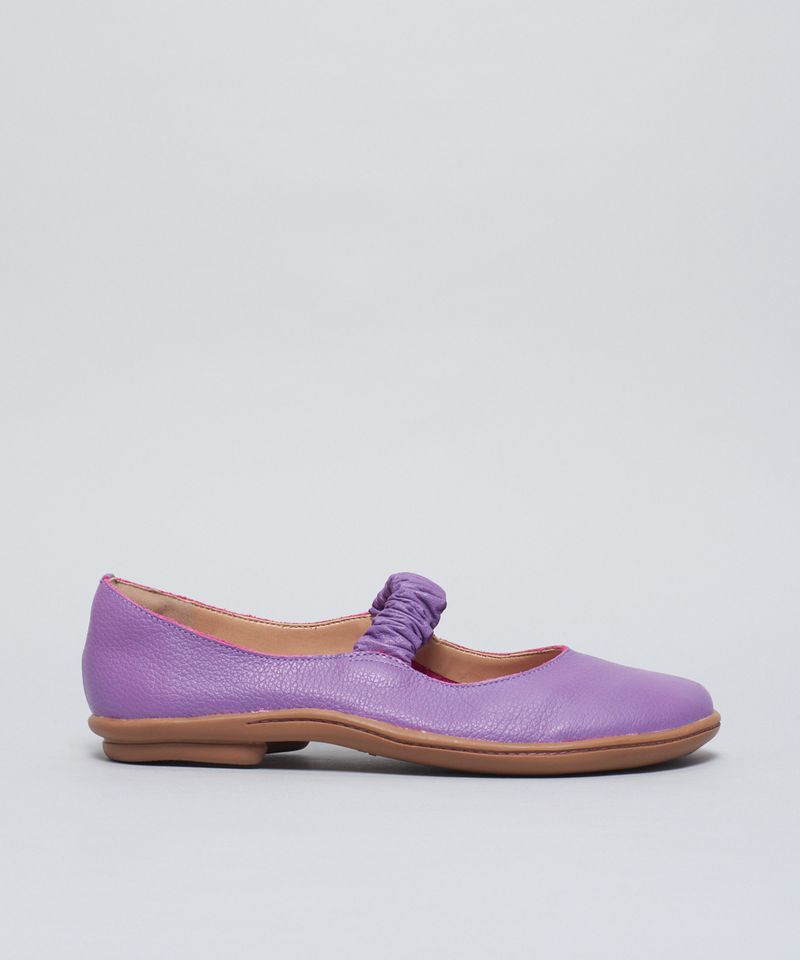 Sapatilha Elastico Franzido - Violeta 34 - violeta