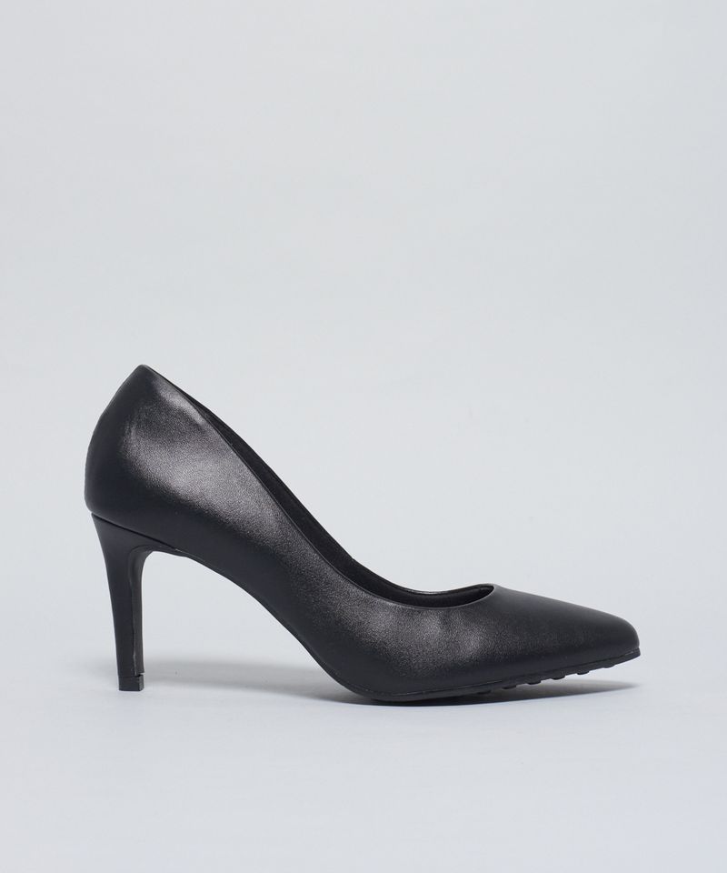 Scarpin Básico Salto Fino - Preto 39 - preto