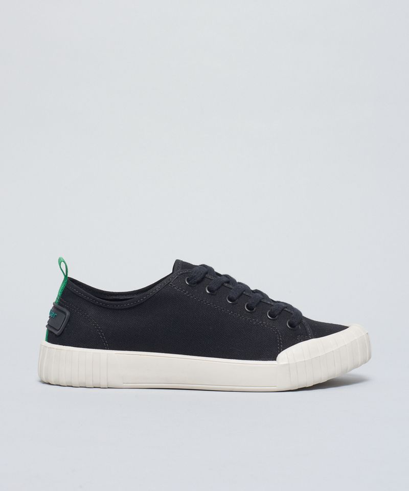 Tenis Lona Tag - Preto 34 - preto