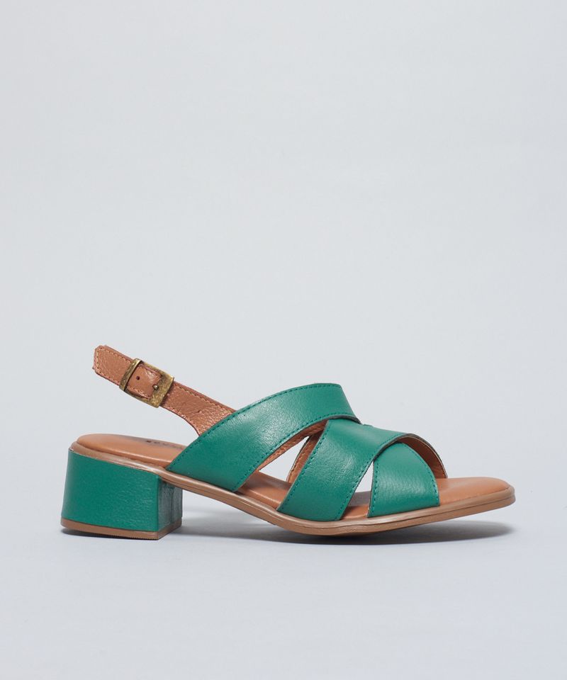 Sandália Tiras Comfort - Verde 35 - verde