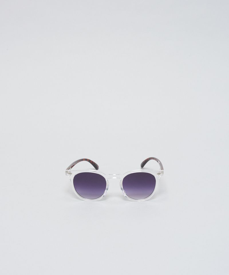 Óculos Redondo Natalia - Transparente u - transparente