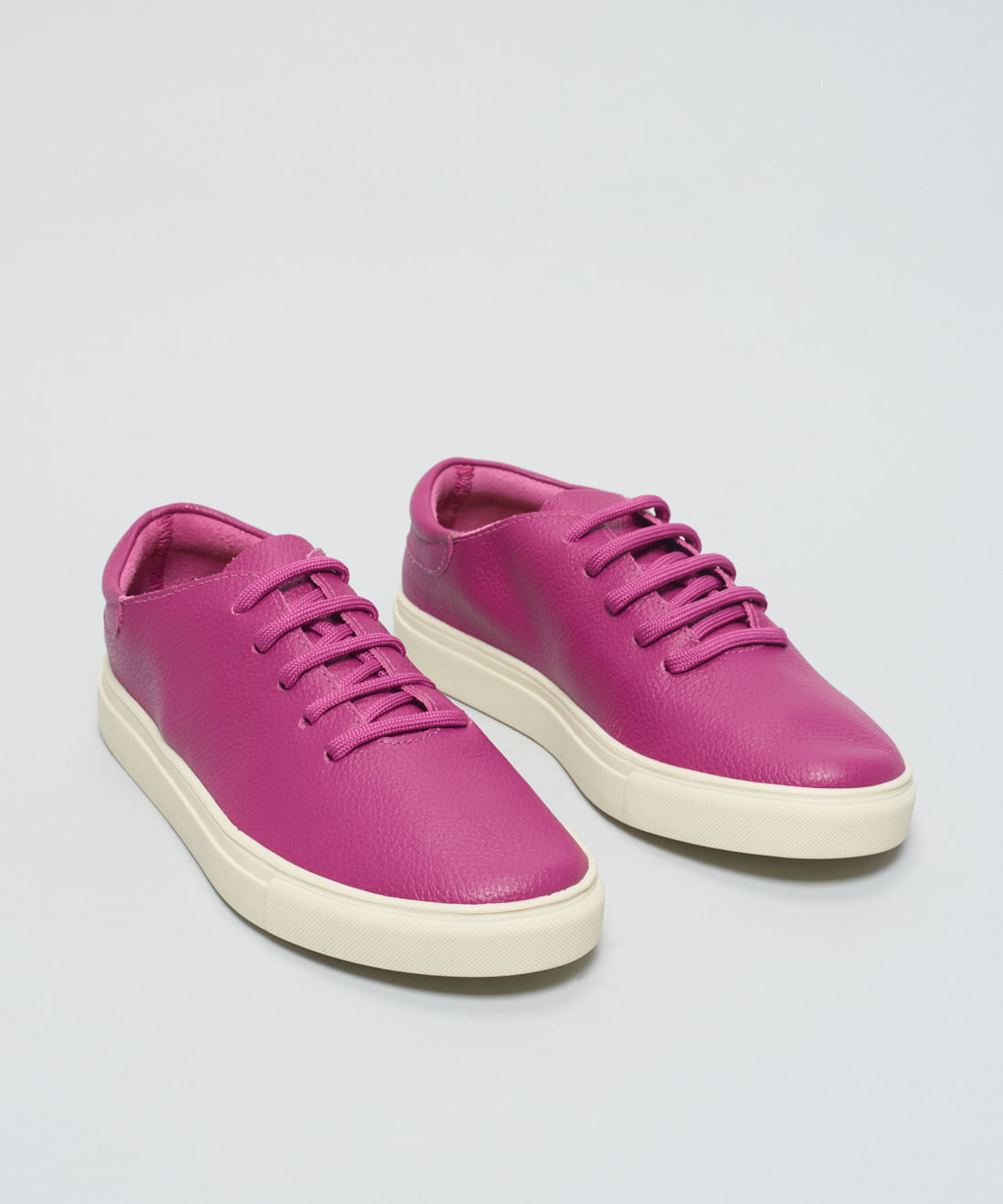 Tenis Couro Basiquinho - Magenta - Imagem 32