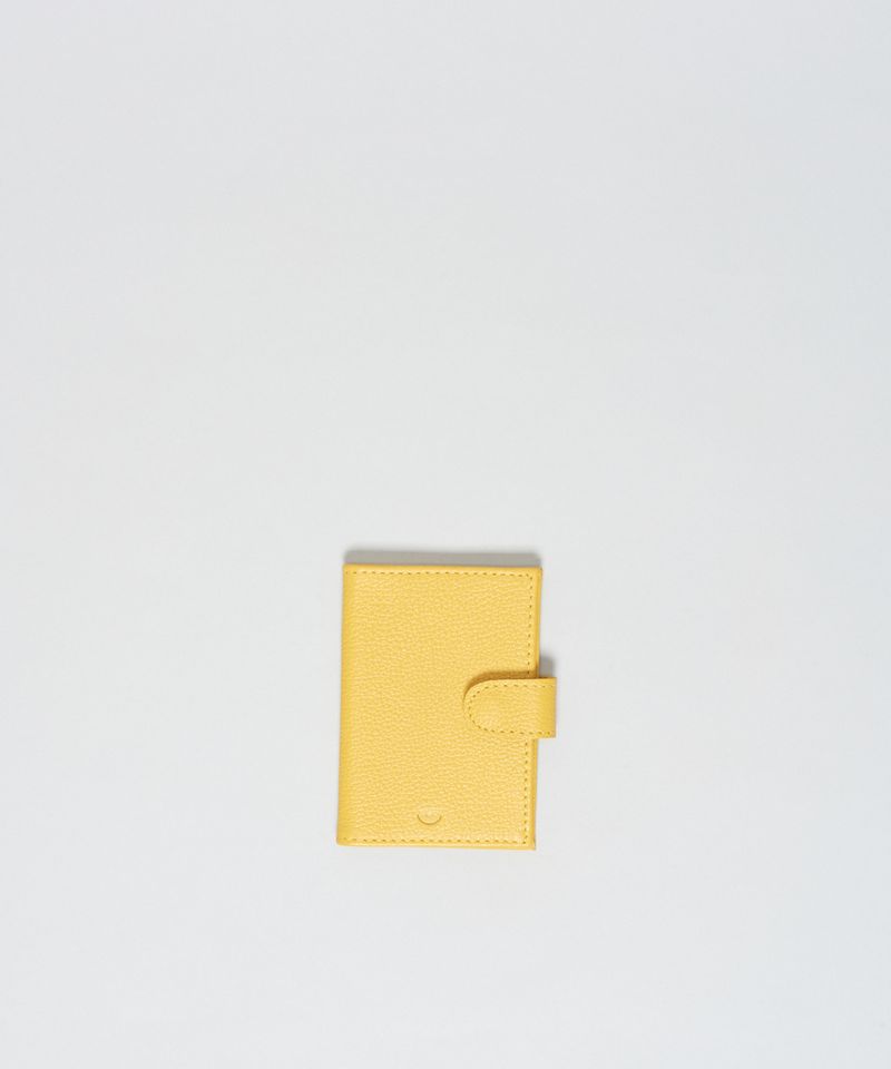 Porta Cartão Lingueta - Amarelo u - amarelo