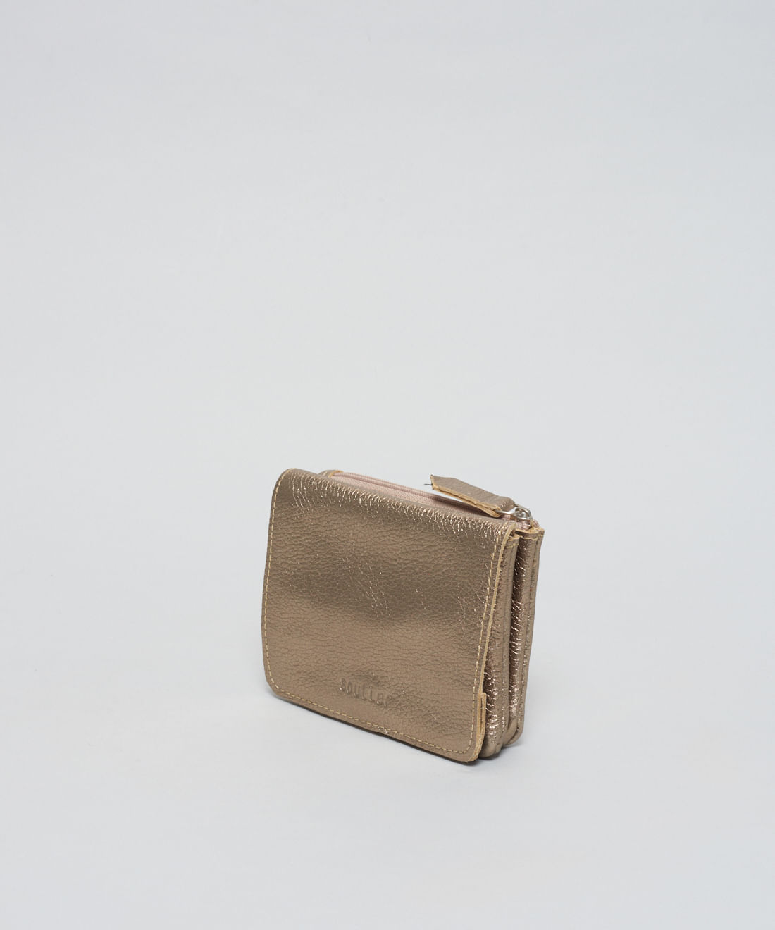 Carteira Duplo Compartimento - Prata Velho - Imagem 2