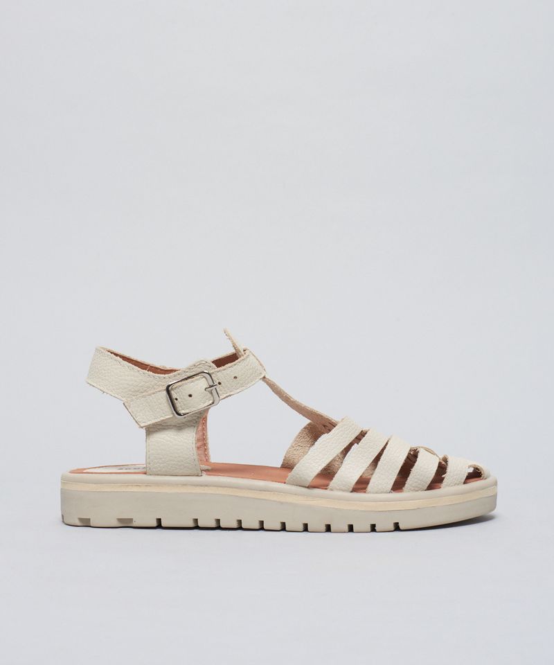 Rasteira Tratorada Vic - Offwhite 40 - offwhite