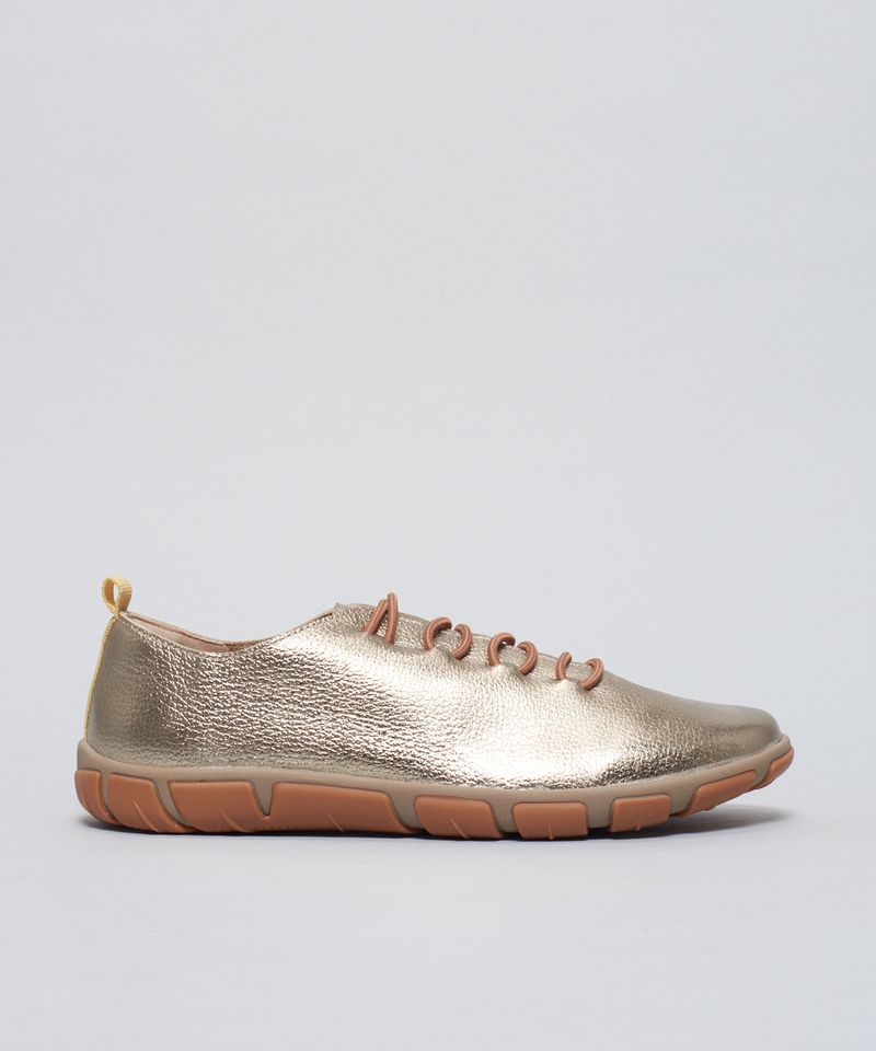 Tenis Frances Elastico Duplo - Prata Velho 33 - prata velho