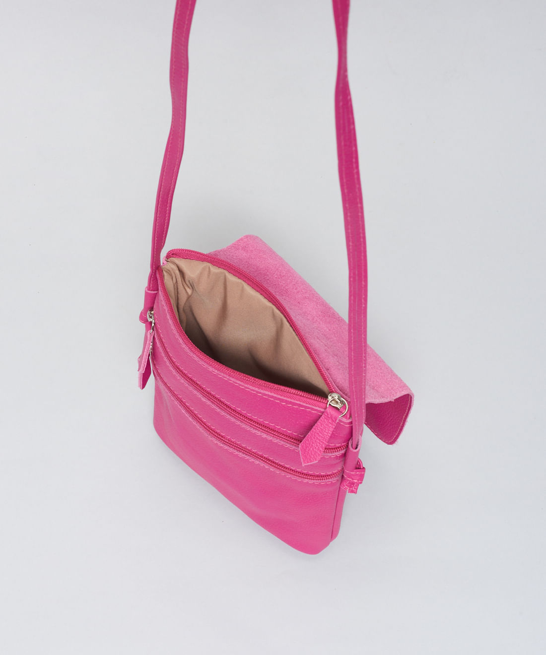 Bolsinha Duo Zip - Framboesa - Imagem 3