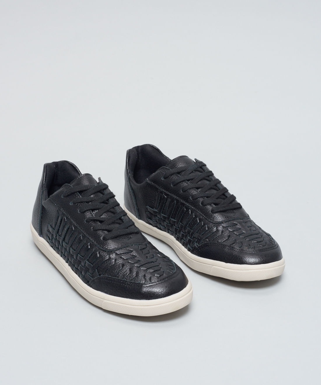 Tenis Couro Tresse - Preto - Imagem 32