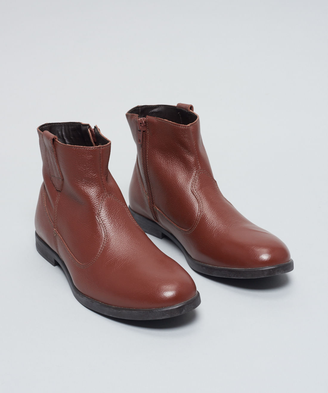 Bota Cano Curto Alice - Cacau - Imagem 2