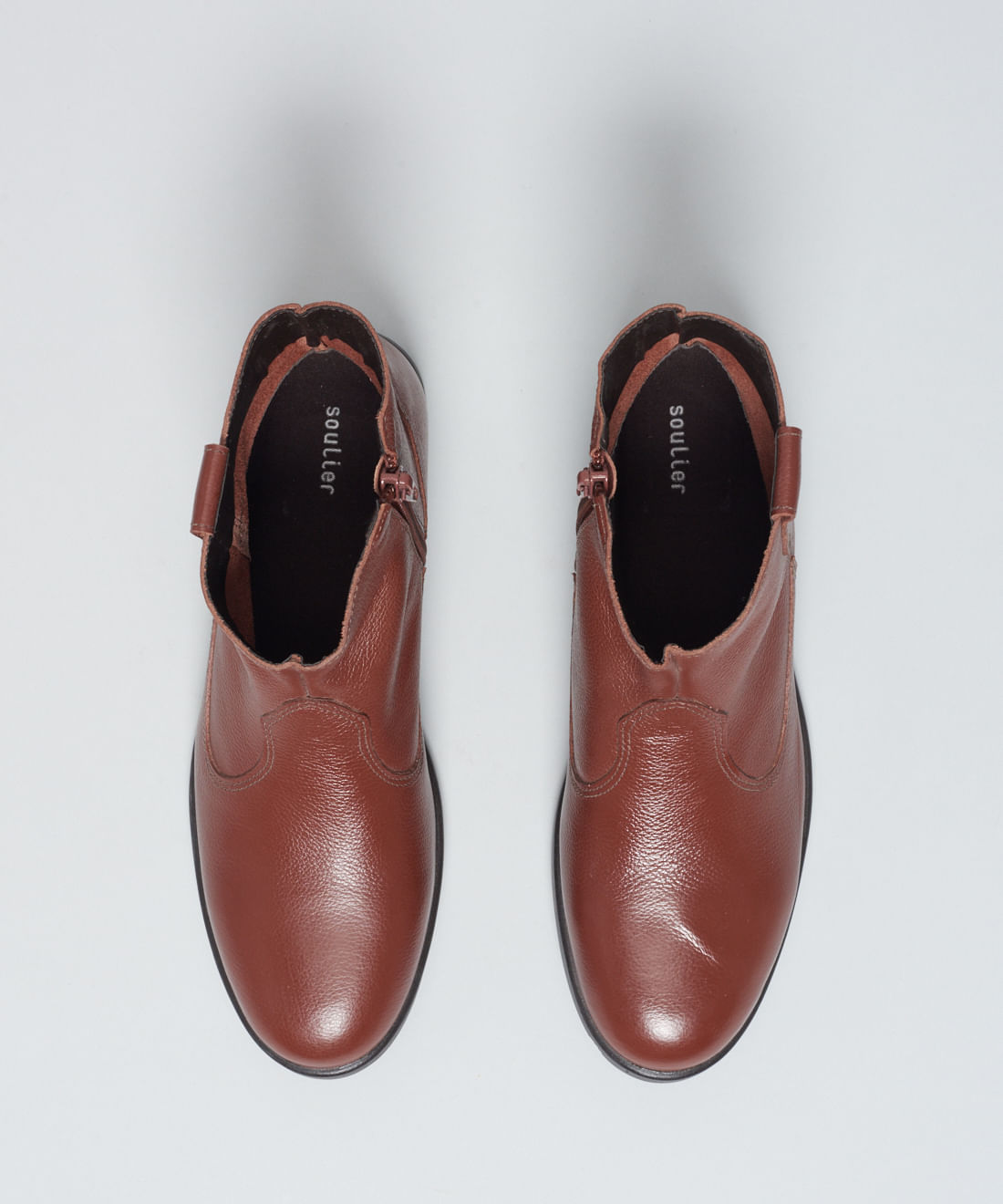 Bota Cano Curto Alice - Cacau - Imagem 9