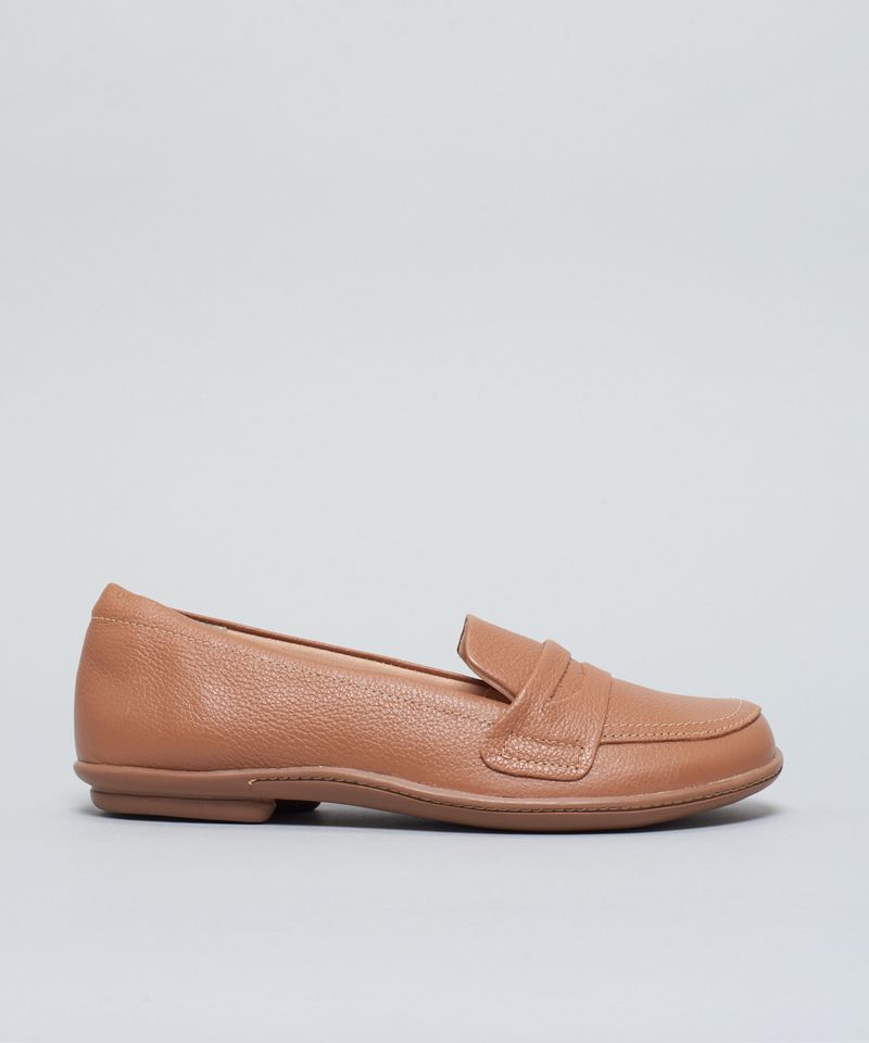 Mocassim Couro Soul - Caramelo 34 - caramelo