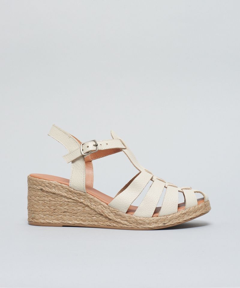 Anabela Couro Vic - Offwhite 33 - offwhite