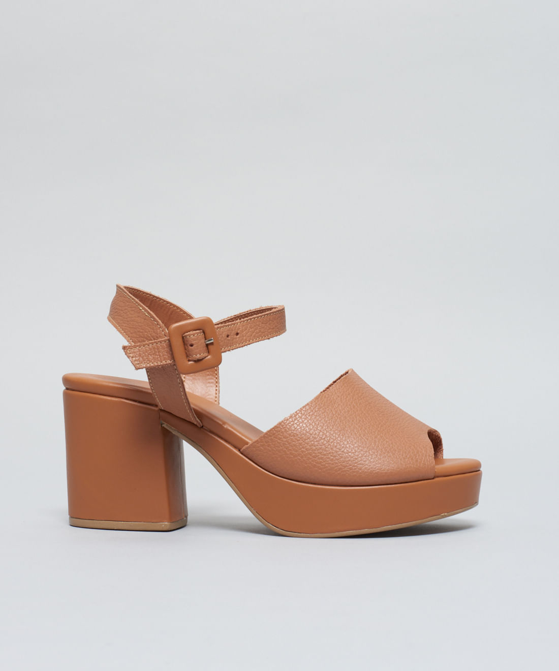 Meia Pata Couro Basica - Caramelo - Imagem 11