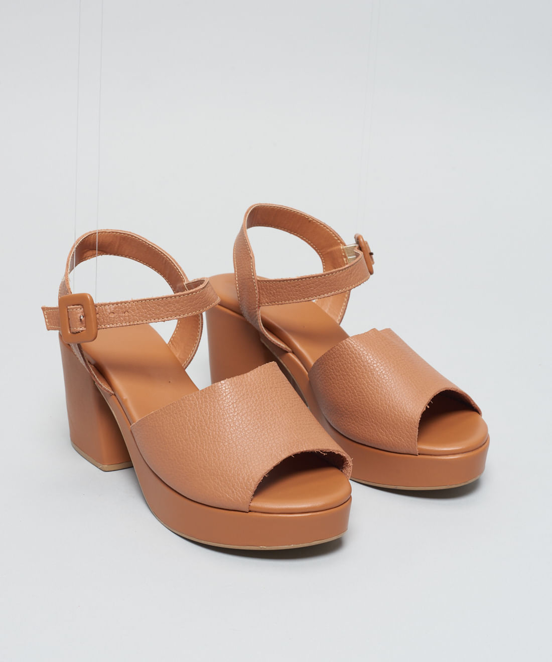 Meia Pata Couro Basica - Caramelo - Imagem 12