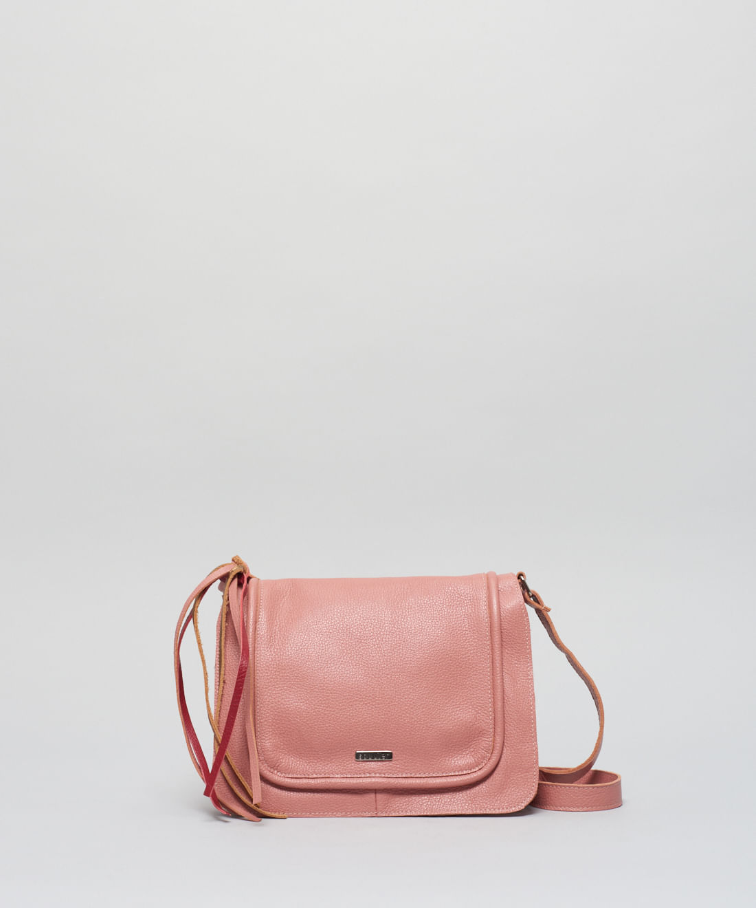 Bolsa m Couro 3 Compartimentos - Blush