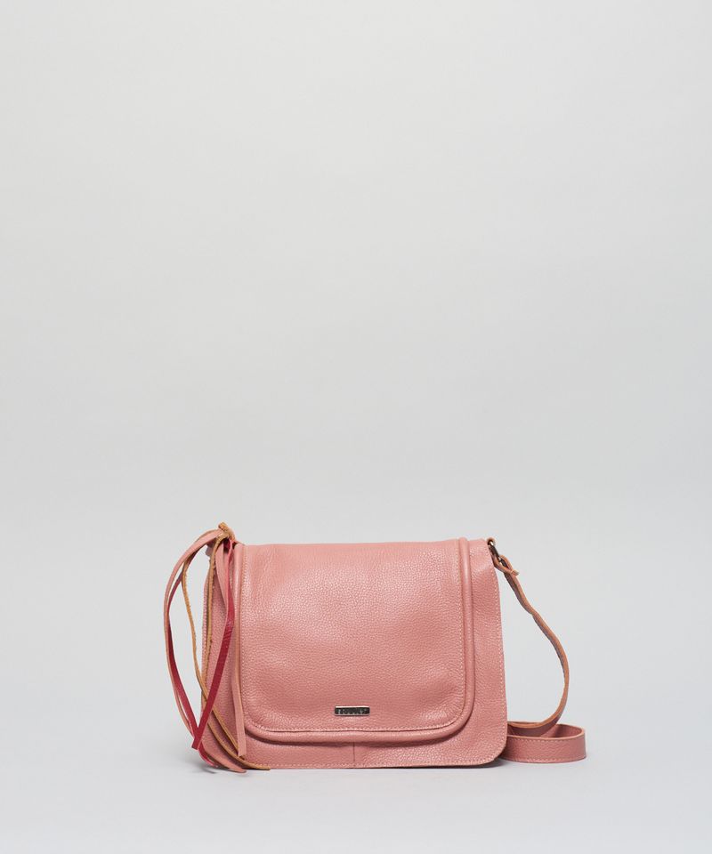 Bolsa m Couro 3 Compartimentos - Blush u - blush
