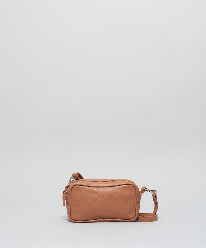 Bolsa p Couro 2 Alcas - Caramelo u - caramelo