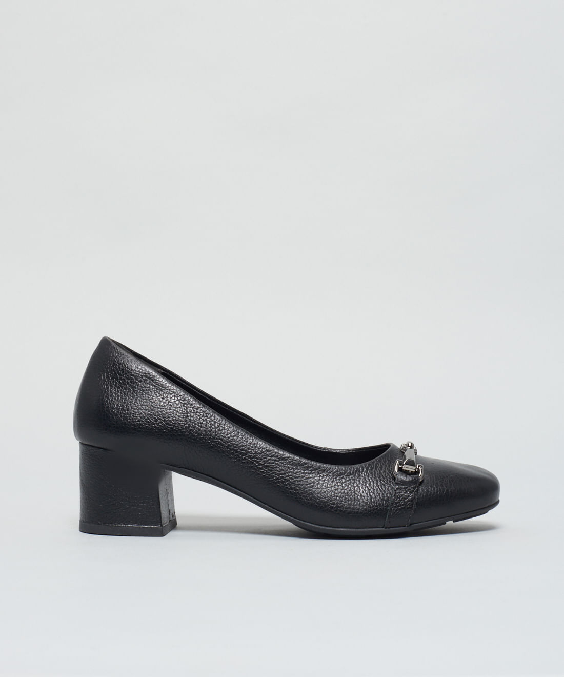 Scarpin Couro Olga - Preto - Imagem 6