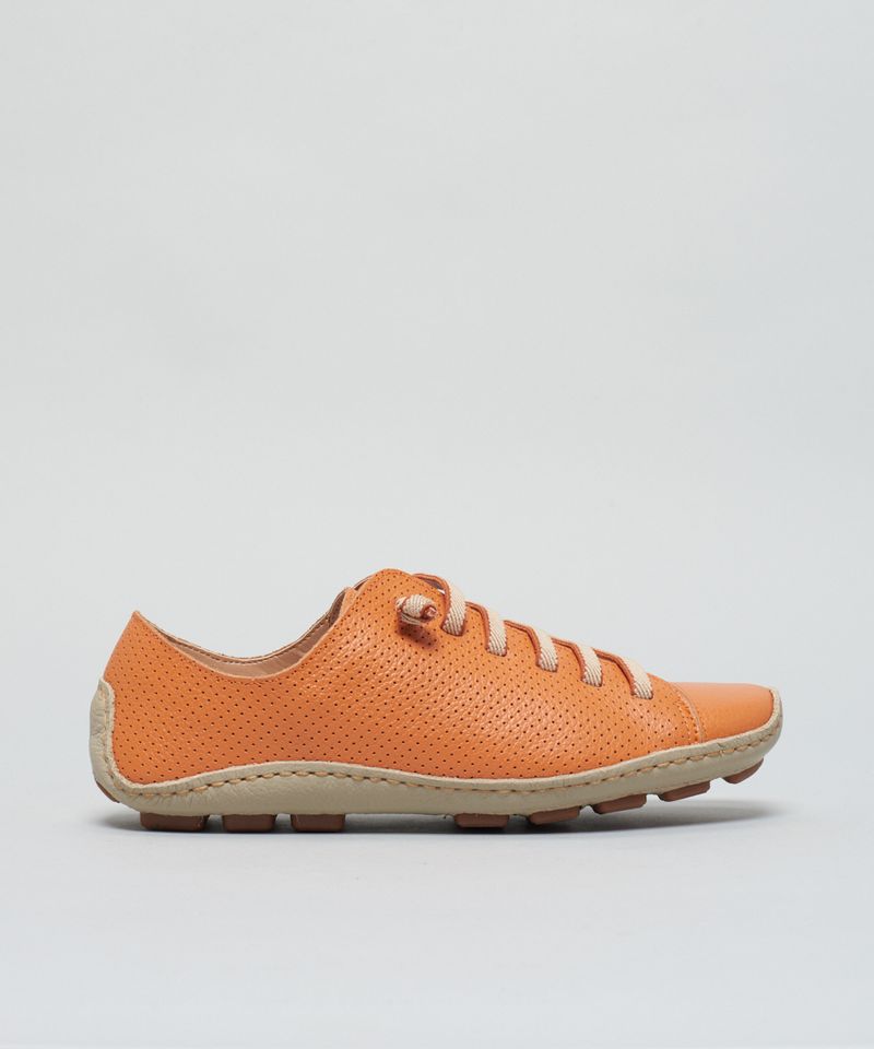 Tenis Perfuros Bicolor - Cenoura 37 - cenoura