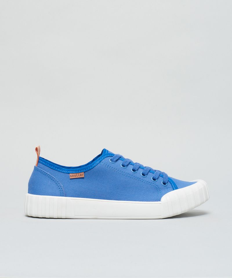 Tenis Lona Traseiro Listra - Denim 34 - denim