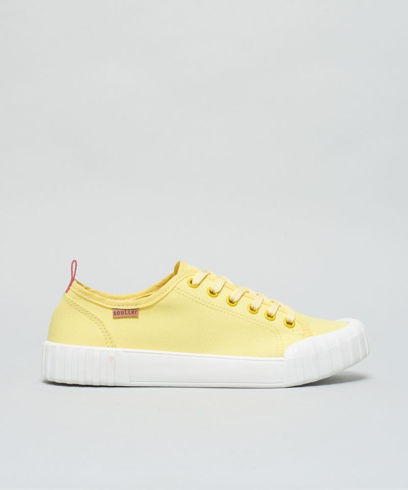 Tenis Lona Traseiro Listra - Amarelo Polen 36 - amarelo polen