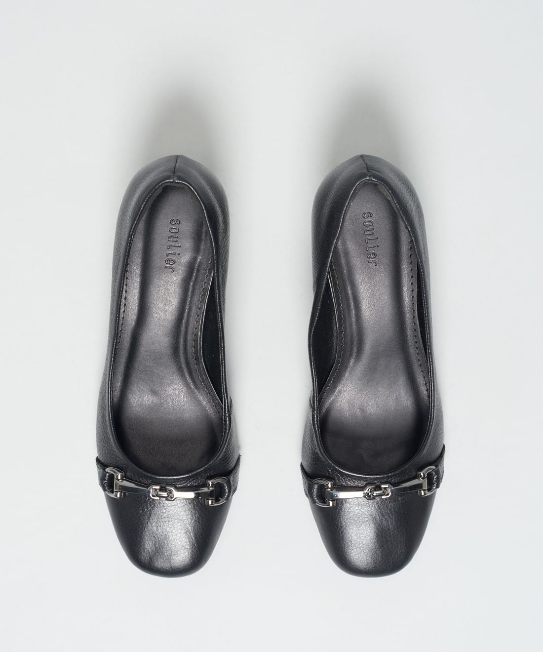 Scarpin Couro Olga - Preto - Imagem 9