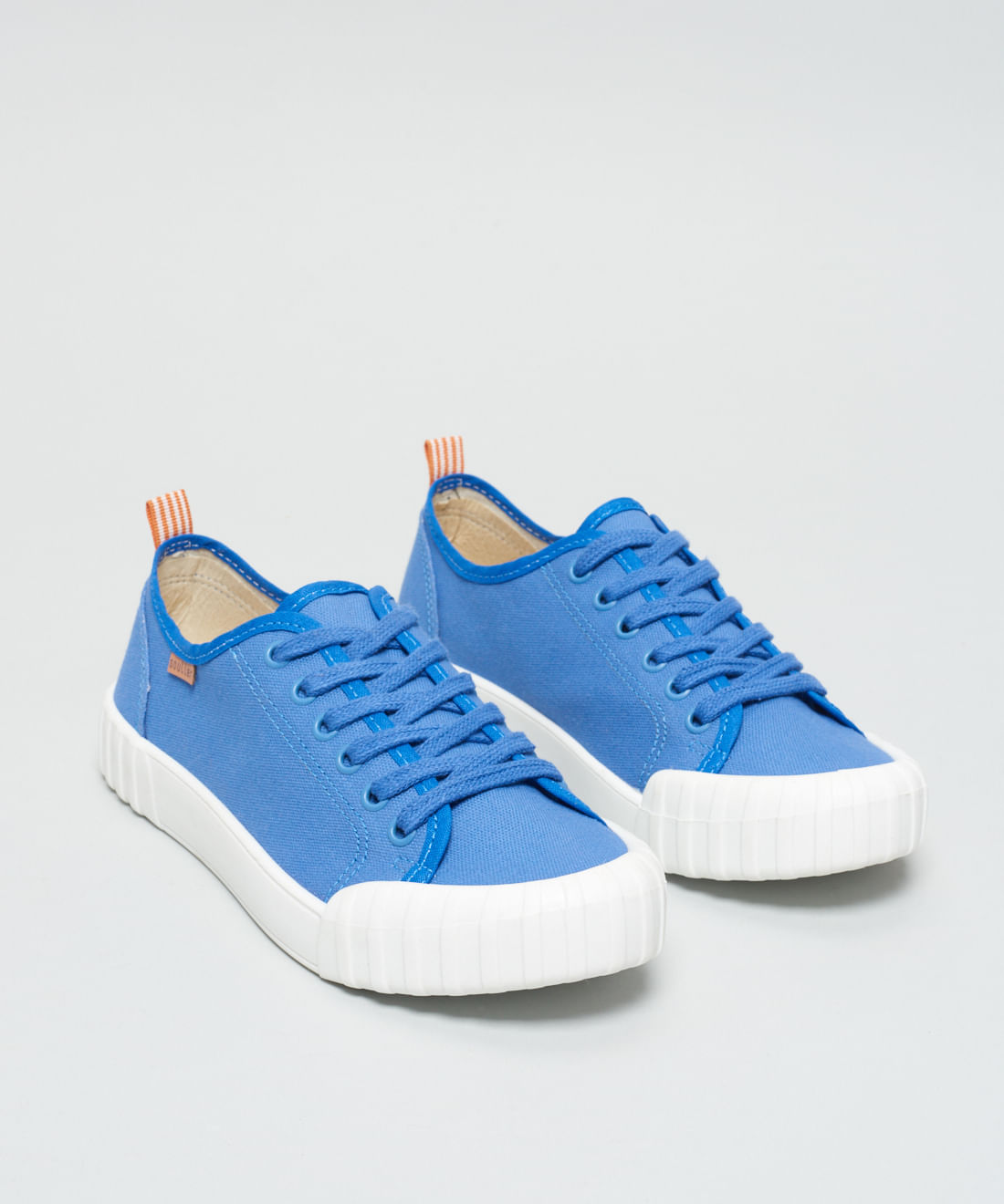 Tenis Lona Traseiro Listra - Denim - Imagem 7