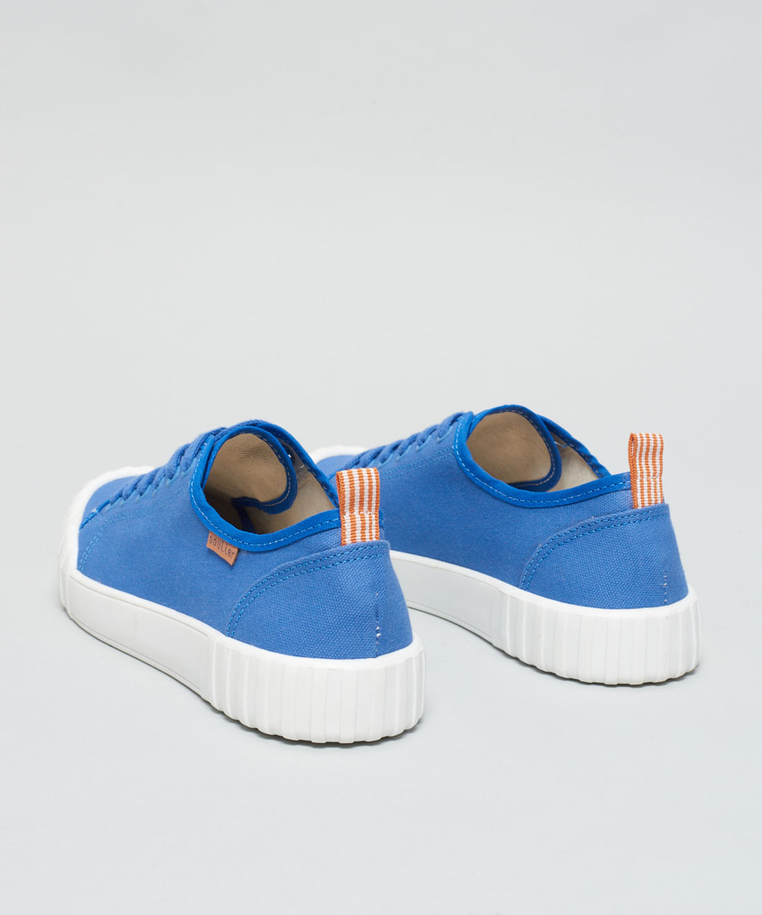 Tenis Lona Traseiro Listra - Denim - Imagem 3