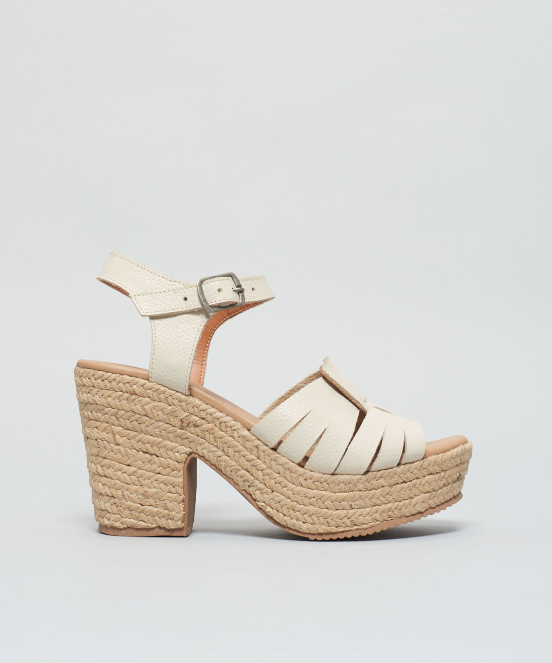 Meia Pata Couro Helo - Offwhite - Imagem 11
