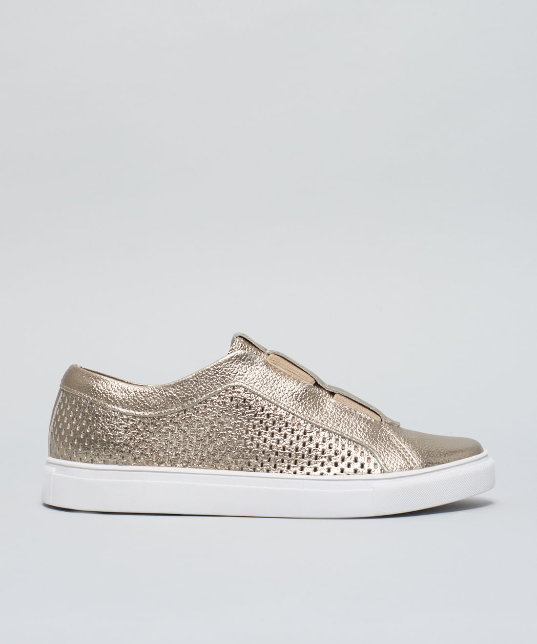 Tenis Elastico Perfuros - Prata Velho - Imagem 6