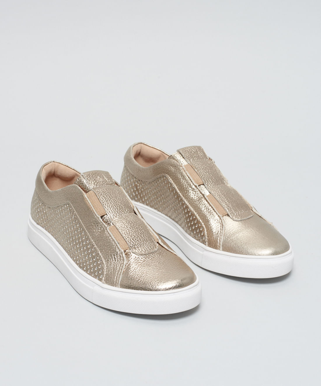 Tenis Elastico Perfuros - Prata Velho - Imagem 32