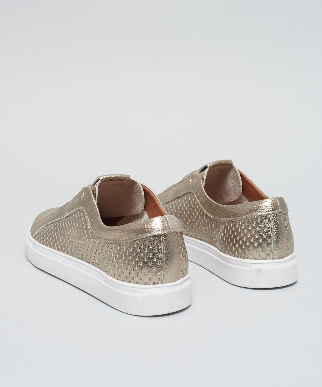 Tenis Elastico Perfuros - Prata Velho - Imagem 38