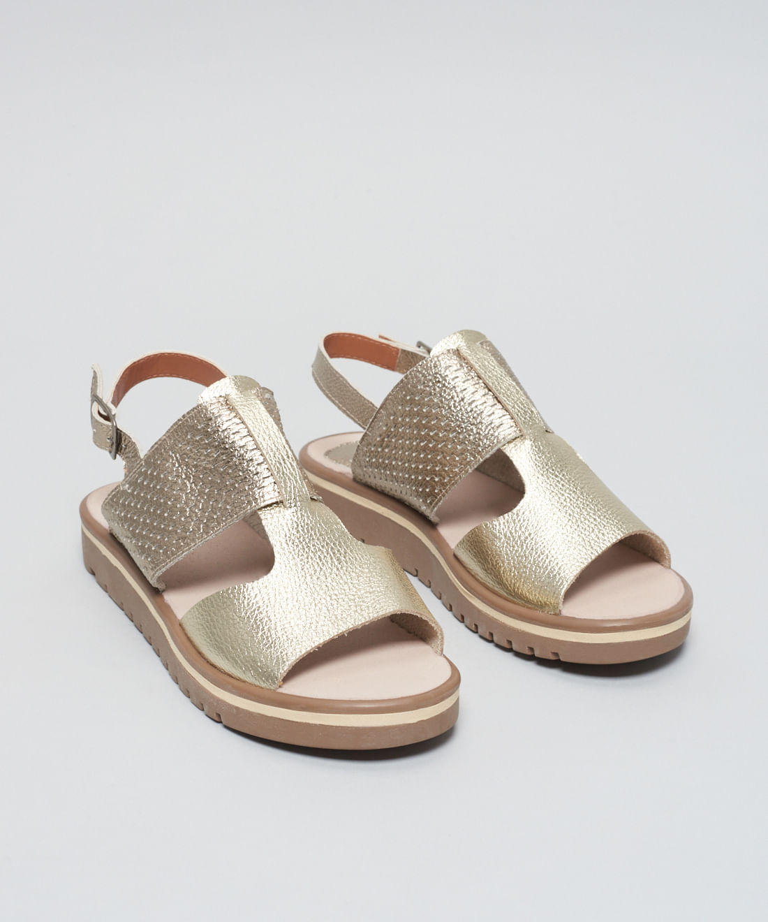 Rasteira Tratorada Perfuros - Prata Velho - Imagem 17