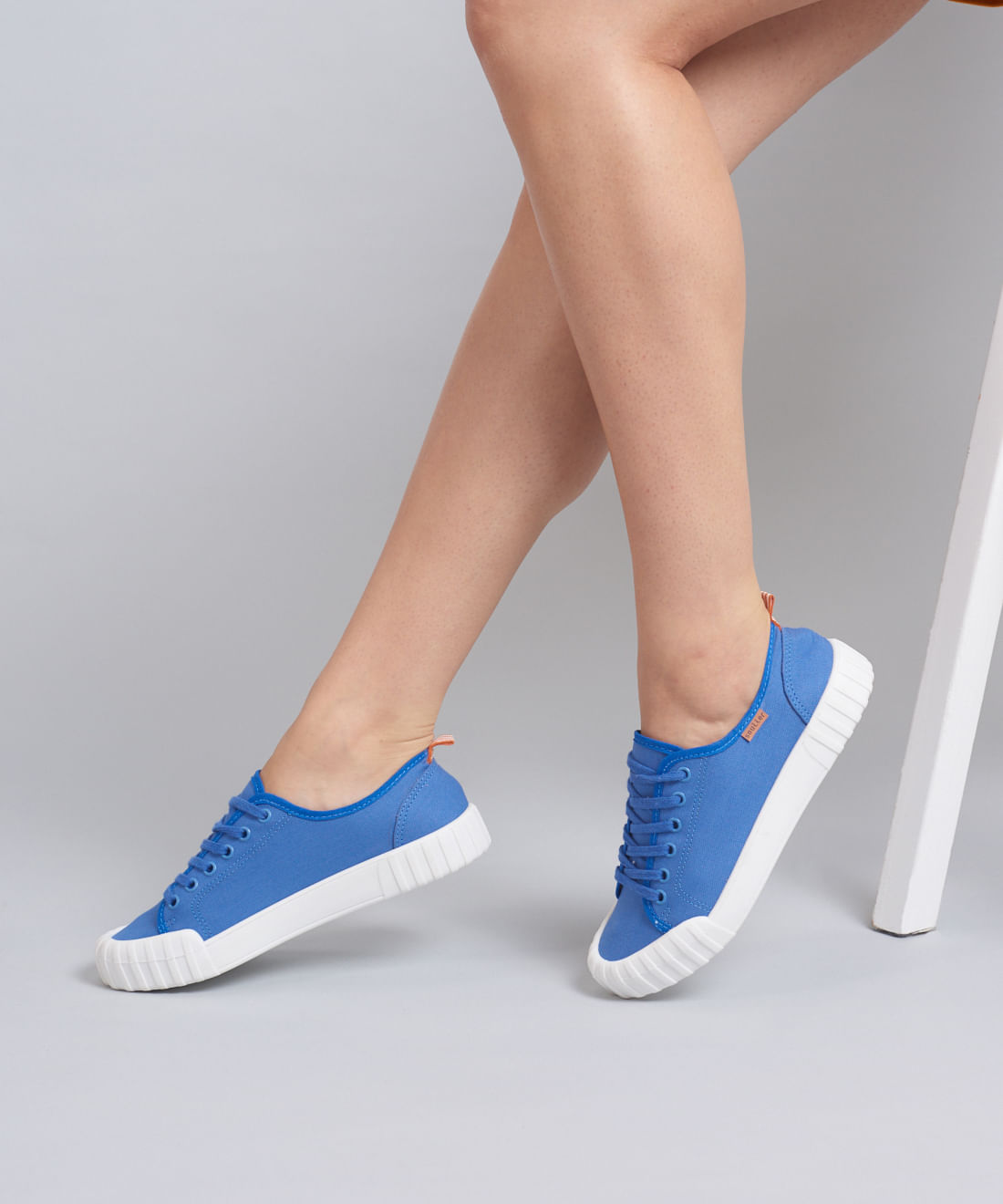 Tenis Lona Traseiro Listra - Denim - Imagem 25