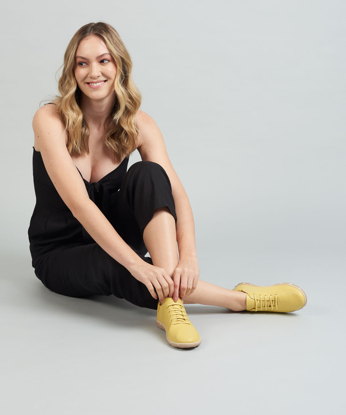 Tenis Frances Liso - Amarelo Polen - Imagem 25