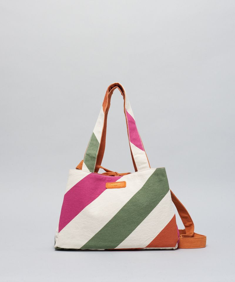 Bolsa p Dupla Face Listra - Listra Colors u - listra colors