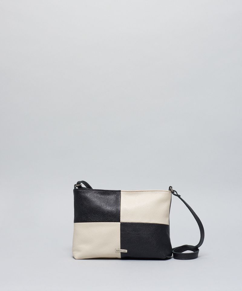 Bolsa p Recortes - Preto/Off White u - preto/off white