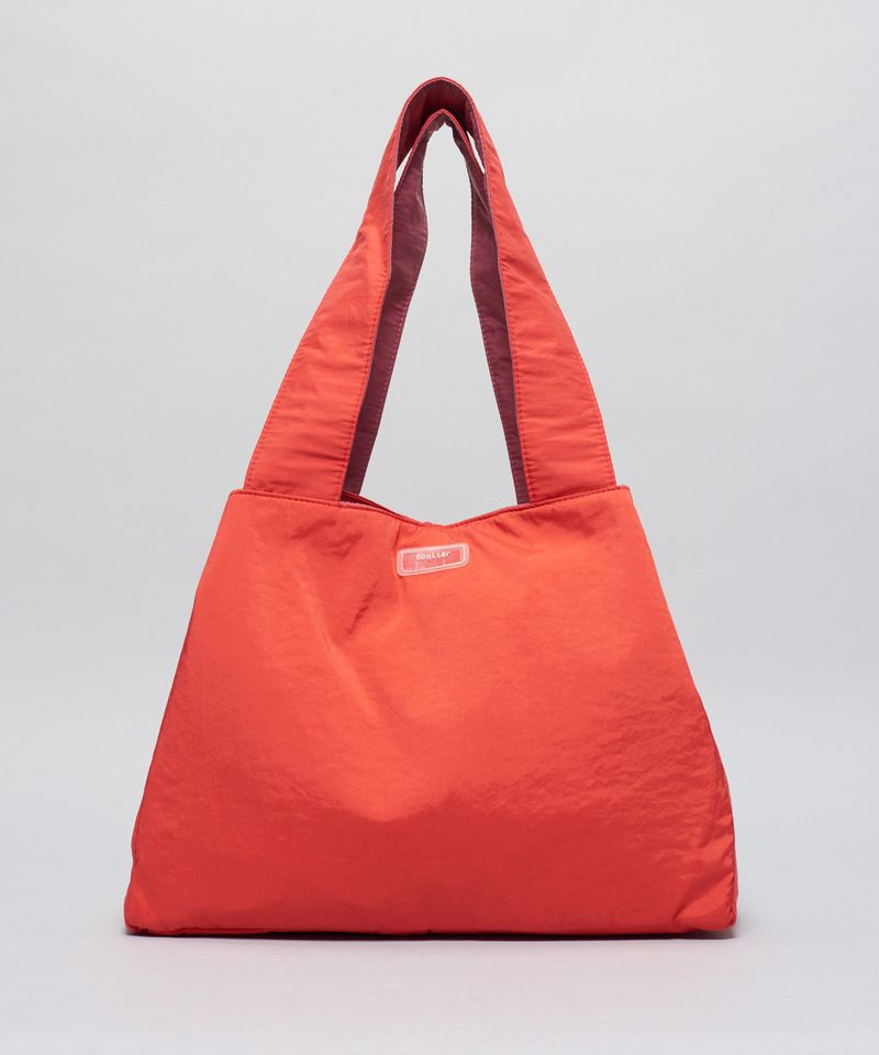 Bolsa Dupla Face Nylon - Vermelho u - vermelho