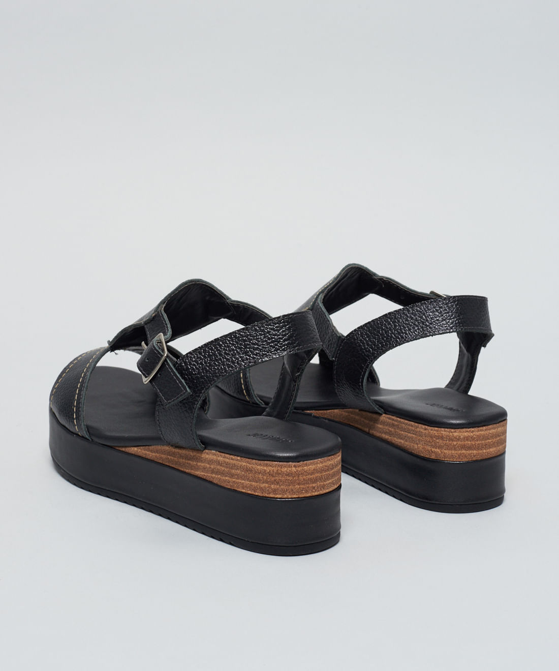 Flat Couro Gabi - Preto - Imagem 3