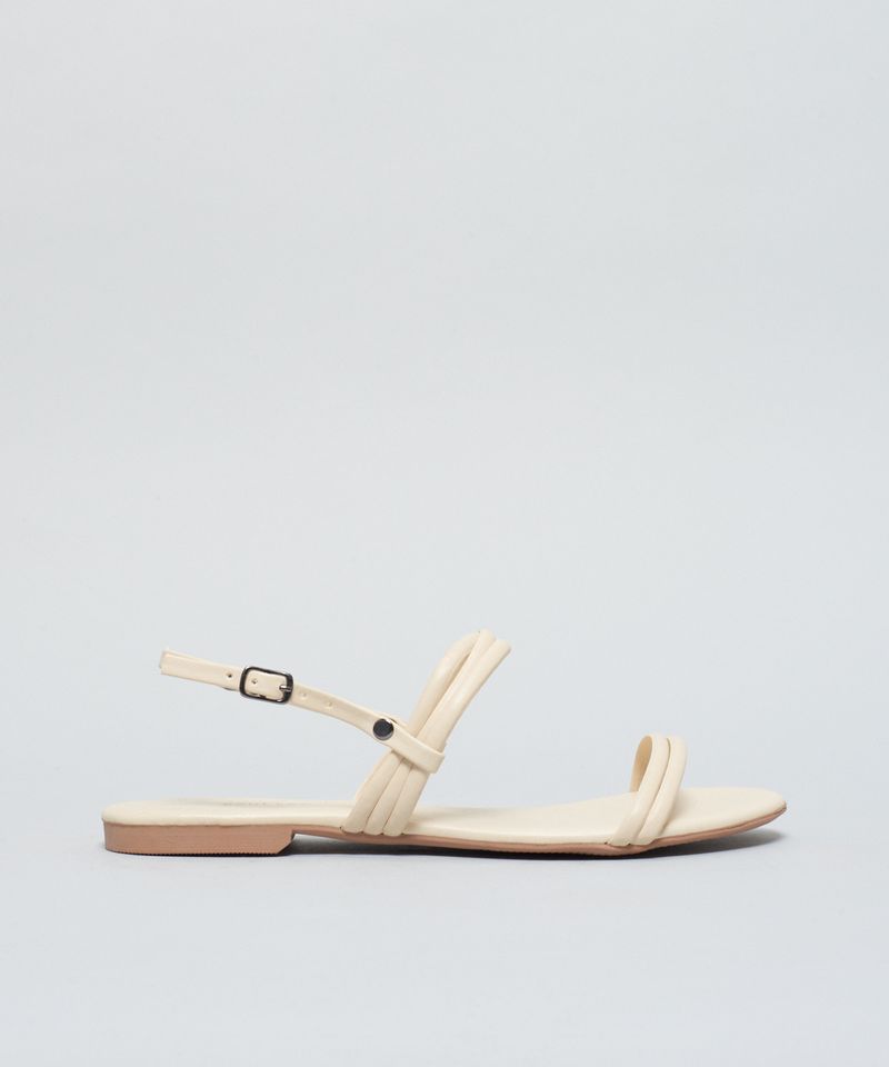 Rasteira Soft Traseiro - Offwhite 39 - offwhite