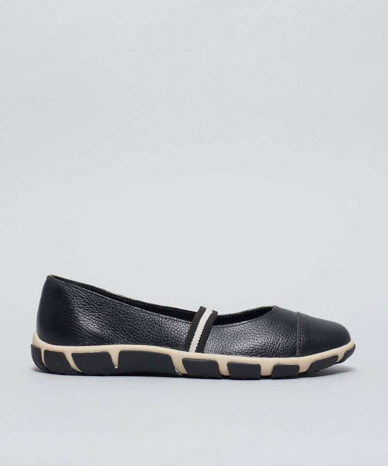 Sapatilha Frances Flex - Preto 34 - preto