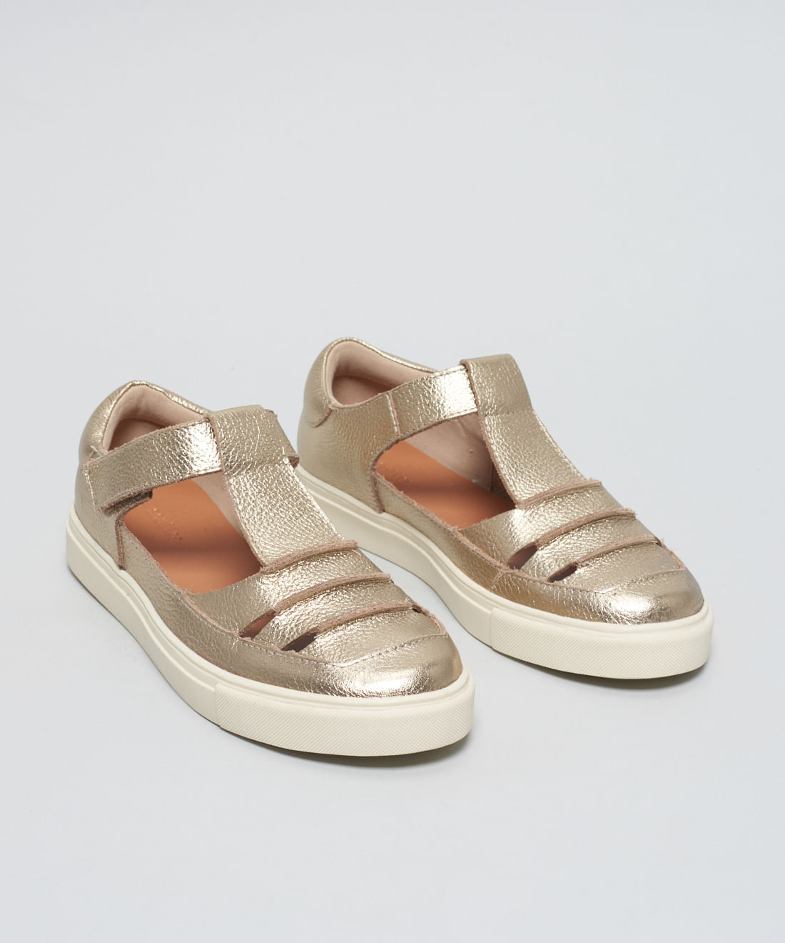 Tenis Aberto Recortes - Prata Velho - Imagem 2