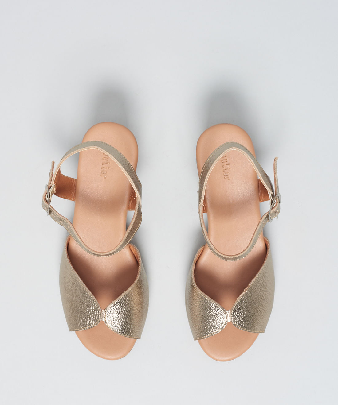 Anabela Beijinho Couro - Prata Velho - Imagem 14