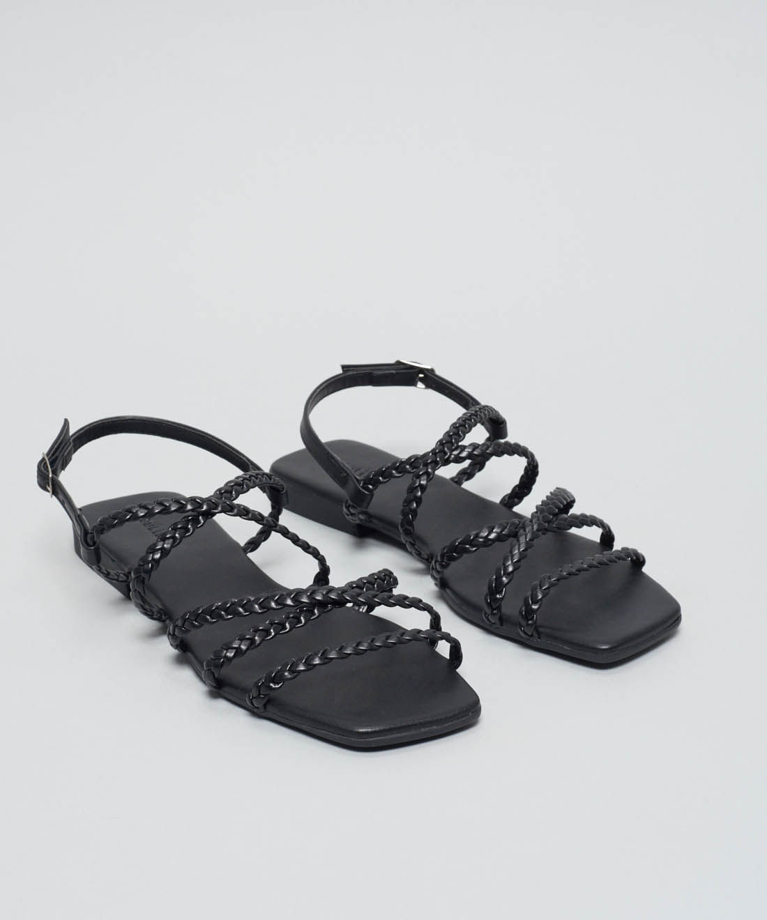 Rasteira Basica Trancinha - Preto - Imagem 2