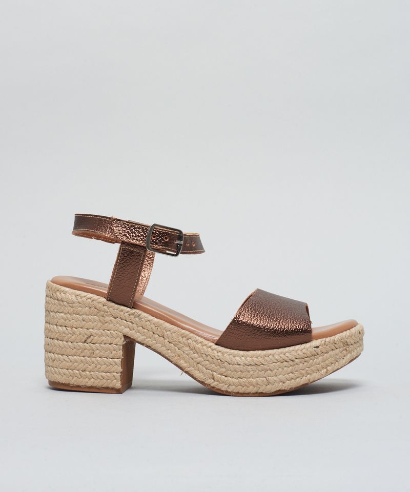 Meia Pata Comfort Rami - Bronze 35 - bronze